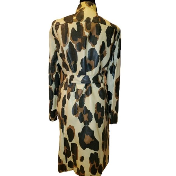 100% AUTHENTIC Luxurious Glamorous YSL Runway Stylish Luxury Jacket Coat Trench - Picture 16 of 16